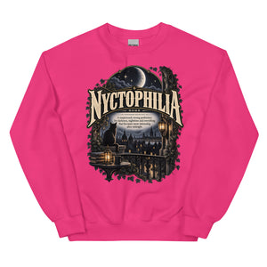 Nyctophilia Sweatshirt – Night Lover Definition Pullover - WordSmirk™ | Obscure Word Shirts, Hoodies & Gifts