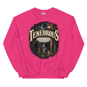 Tenebrous Sweatshirt – Dark Aesthetic Definition Pullover - WordSmirk™ | Obscure Word Shirts, Hoodies & Gifts