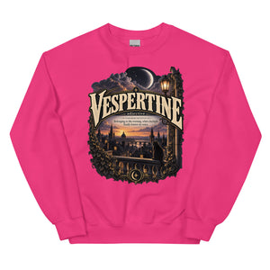 Vespertine Sweatshirt – Evening Lover Definition Pullover - WordSmirk™ | Obscure Word Shirts, Hoodies & Gifts