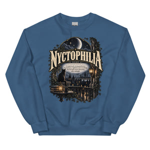 Nyctophilia Sweatshirt – Night Lover Definition Pullover - WordSmirk™ | Obscure Word Shirts, Hoodies & Gifts