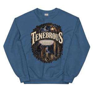 Tenebrous Sweatshirt – Dark Aesthetic Definition Pullover - WordSmirk™ | Obscure Word Shirts, Hoodies & Gifts