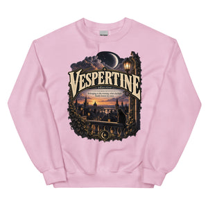 Vespertine Sweatshirt – Evening Lover Definition Pullover - WordSmirk™ | Obscure Word Shirts, Hoodies & Gifts