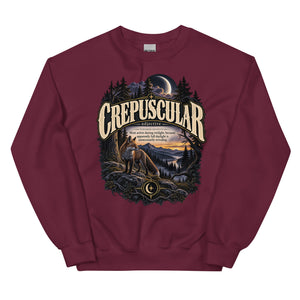 Crepuscular Sweatshirt – Twilight Definition Pullover - WordSmirk™ | Obscure Word Shirts, Hoodies & Gifts