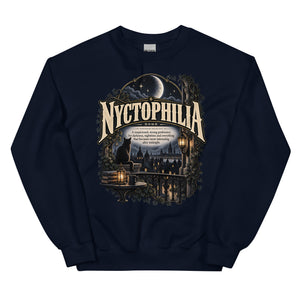 Nyctophilia Sweatshirt – Night Lover Definition Pullover - WordSmirk™ | Obscure Word Shirts, Hoodies & Gifts