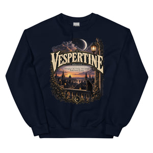 Vespertine Sweatshirt – Evening Lover Definition Pullover - WordSmirk™ | Obscure Word Shirts, Hoodies & Gifts