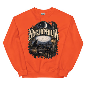 Nyctophilia Sweatshirt – Night Lover Definition Pullover - WordSmirk™ | Obscure Word Shirts, Hoodies & Gifts