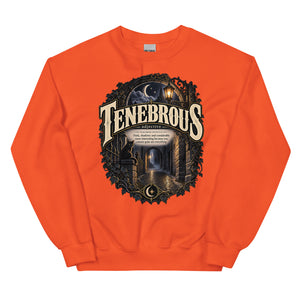 Tenebrous Sweatshirt – Dark Aesthetic Definition Pullover - WordSmirk™ | Obscure Word Shirts, Hoodies & Gifts