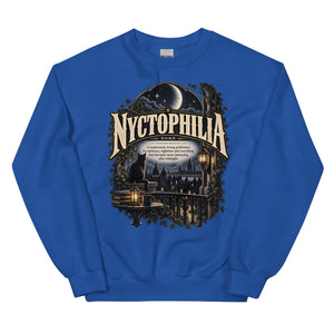 Nyctophilia Sweatshirt – Night Lover Definition Pullover - WordSmirk™ | Obscure Word Shirts, Hoodies & Gifts