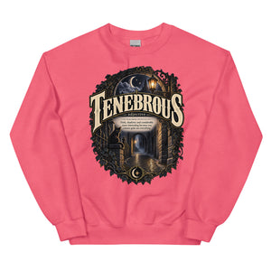 Tenebrous Sweatshirt – Dark Aesthetic Definition Pullover - WordSmirk™ | Obscure Word Shirts, Hoodies & Gifts