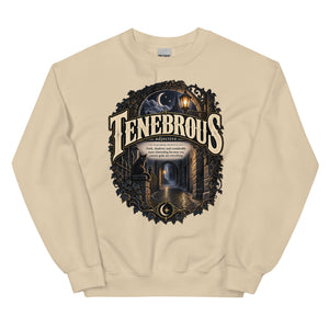 Tenebrous Sweatshirt – Dark Aesthetic Definition Pullover - WordSmirk™ | Obscure Word Shirts, Hoodies & Gifts