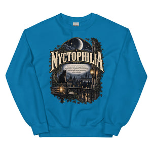 Nyctophilia Sweatshirt – Night Lover Definition Pullover - WordSmirk™ | Obscure Word Shirts, Hoodies & Gifts