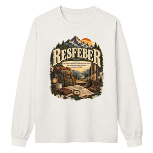 Resfeber Long Sleeve Shirt – Travel Lover Definition Tee - WordSmirk™ | Obscure Word Shirts, Hoodies & Gifts
