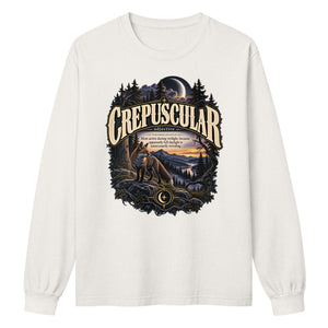 Crepuscular Long Sleeve Shirt – Twilight Definition Tee - WordSmirk™ | Obscure Word Shirts, Hoodies & Gifts