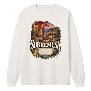 Sobremesa Long Sleeve Shirt – Spanish Word Definition Tee - WordSmirk™ | Obscure Word Shirts, Hoodies & Gifts
