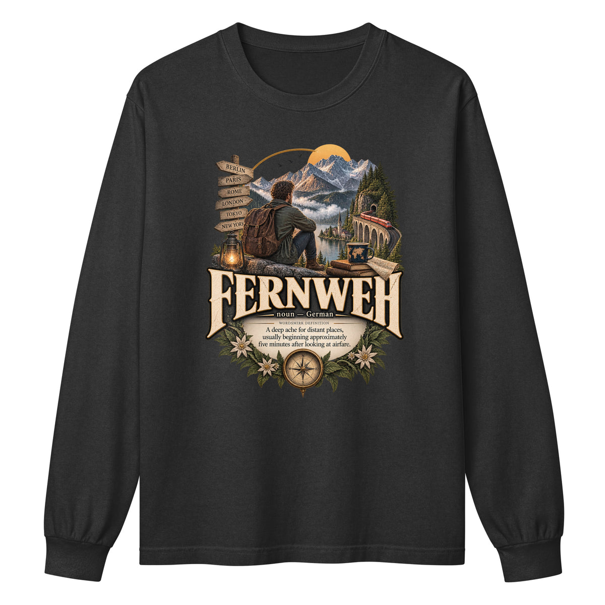 LONG SLEEVE TEE - WordSmirk™ | Obscure Word Shirts, Hoodies & Gifts