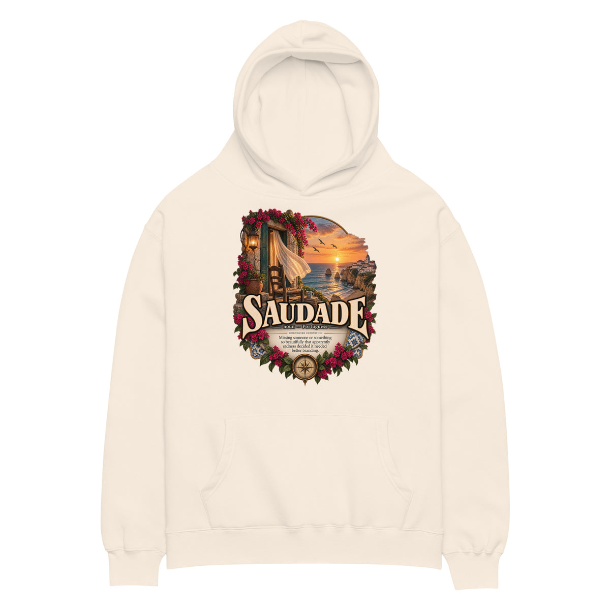 Saudade Hoodie – Portuguese Word Definition Hoodie - WordSmirk™ | Obscure Word Shirts, Hoodies & Gifts
