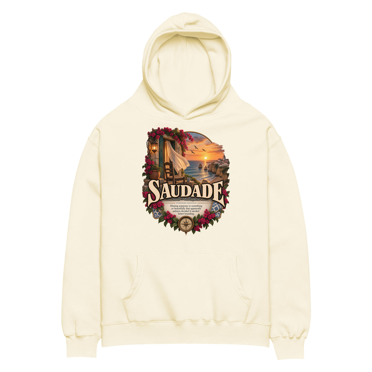 Saudade Hoodie – Portuguese Word Definition Hoodie - WordSmirk™ | Obscure Word Shirts, Hoodies & Gifts