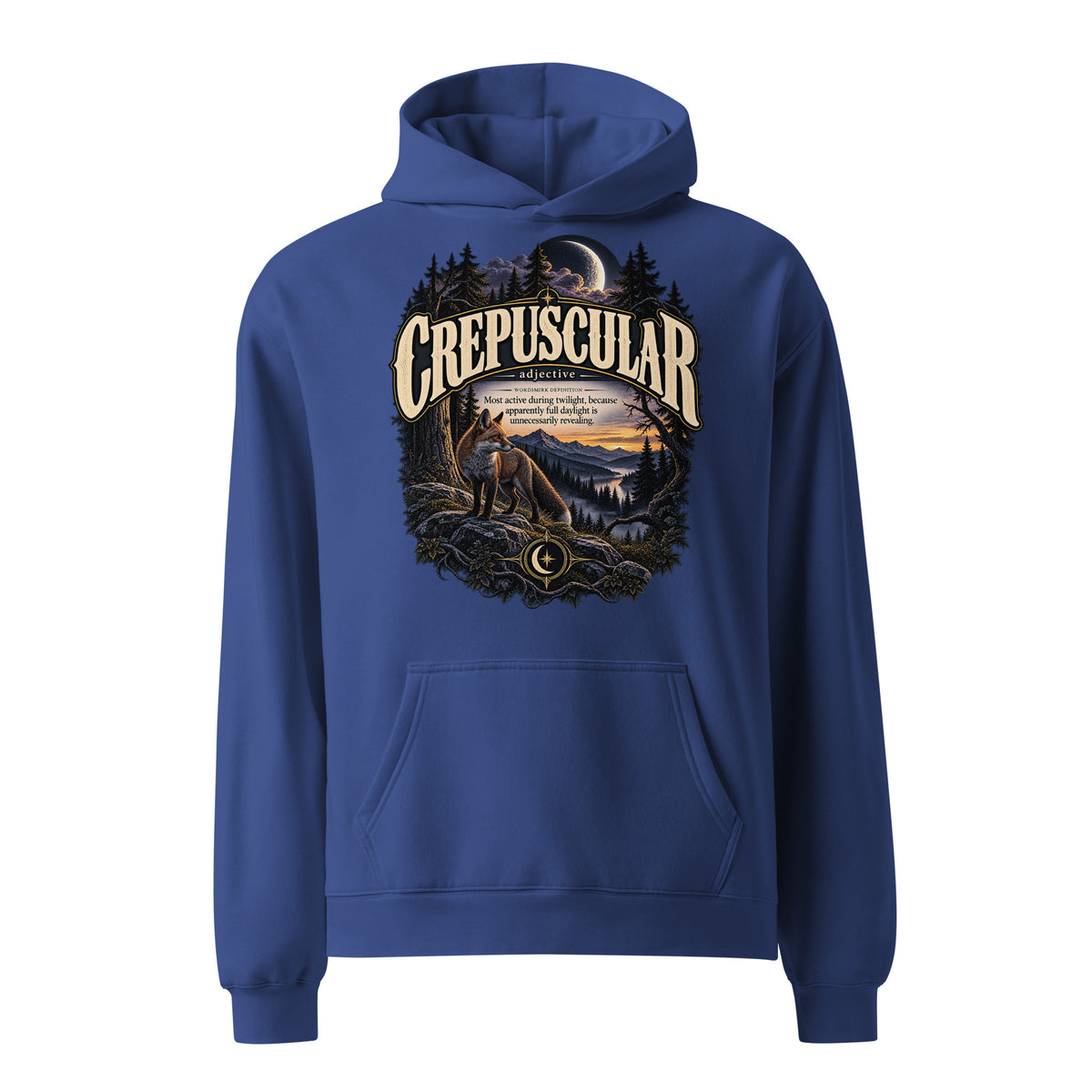 Crepuscular Hoodie – Twilight Definition Hoodie - WordSmirk™ | Obscure Word Shirts, Hoodies & Gifts