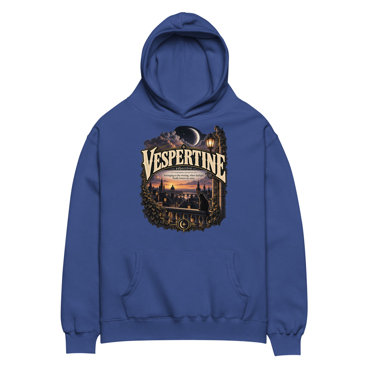 Vespertine Hoodie – Evening Lover Definition Hoodie - WordSmirk™ | Obscure Word Shirts, Hoodies & Gifts