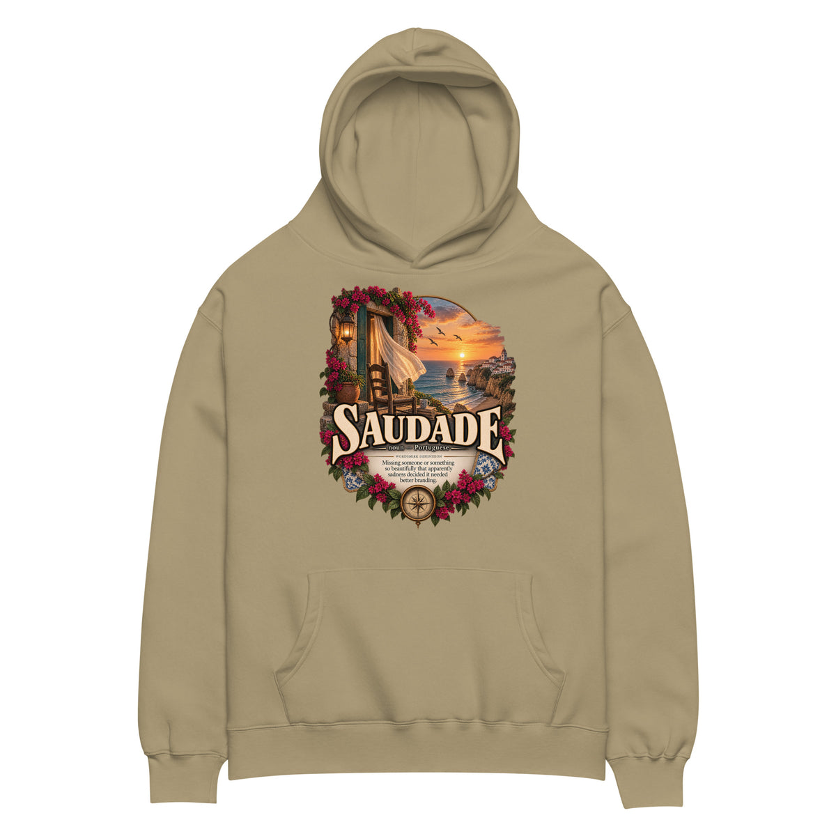 Saudade Hoodie – Portuguese Word Definition Hoodie - WordSmirk™ | Obscure Word Shirts, Hoodies & Gifts