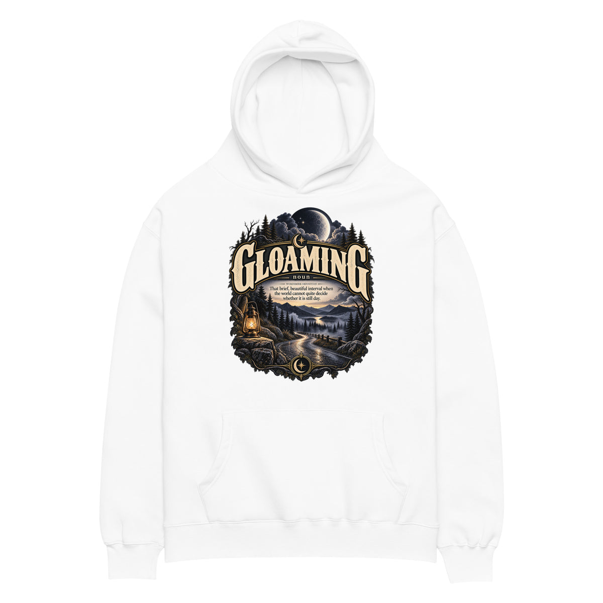 Gloaming Hoodie – Twilight Lover Definition Hoodie - WordSmirk™ | Obscure Word Shirts, Hoodies & Gifts